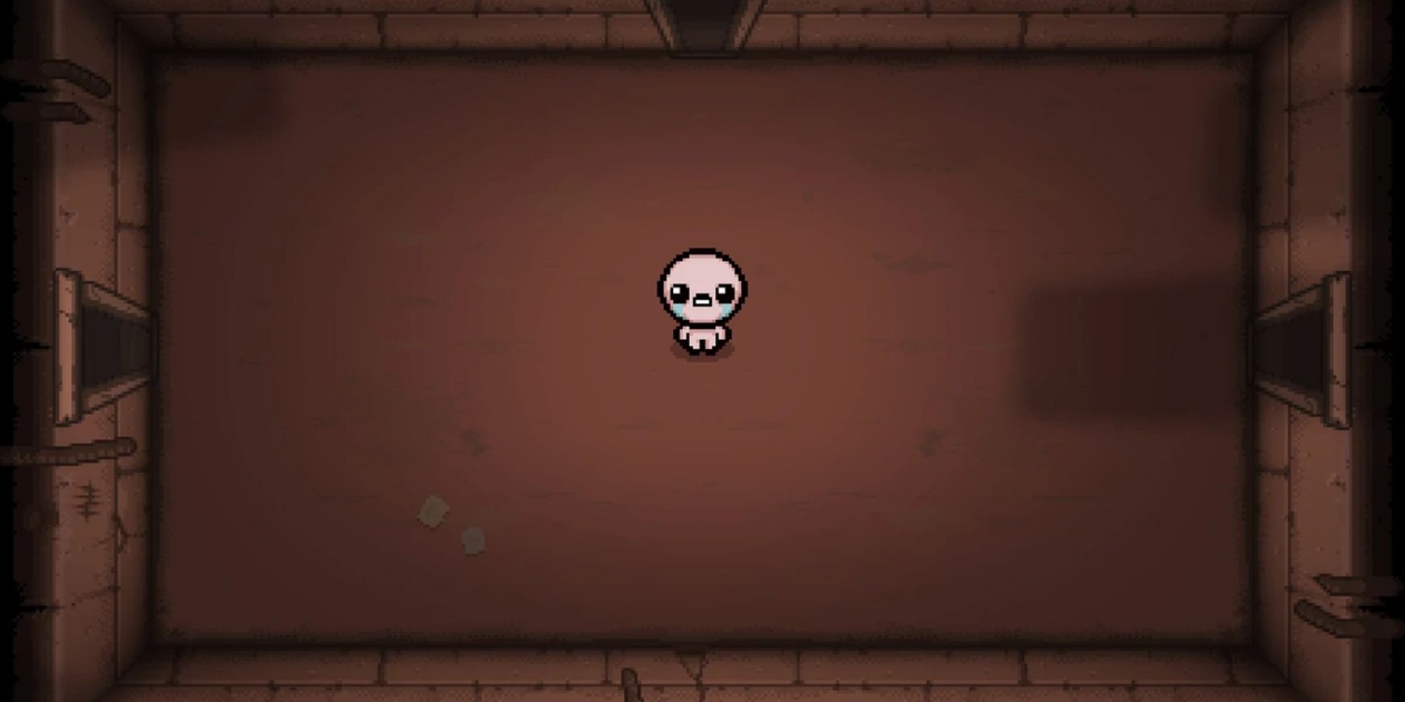 Isaac alone in a dungeon