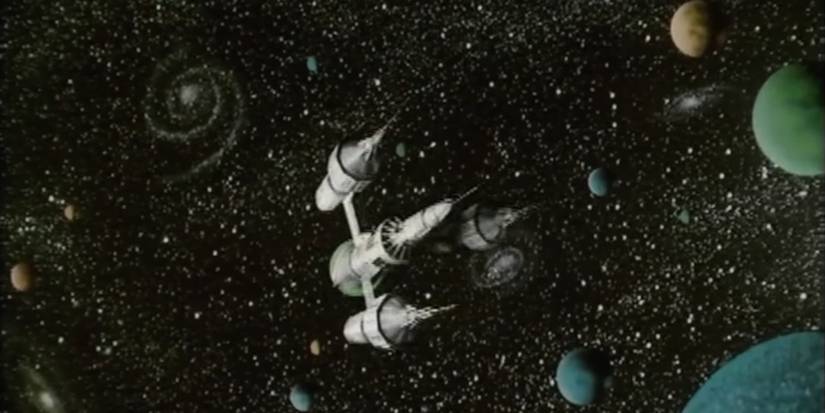 The alien starship Liberator in Blake's 7.
