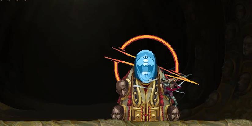 Blasphemous 2 - Slashing At A Boss With Sarmiento And Centella