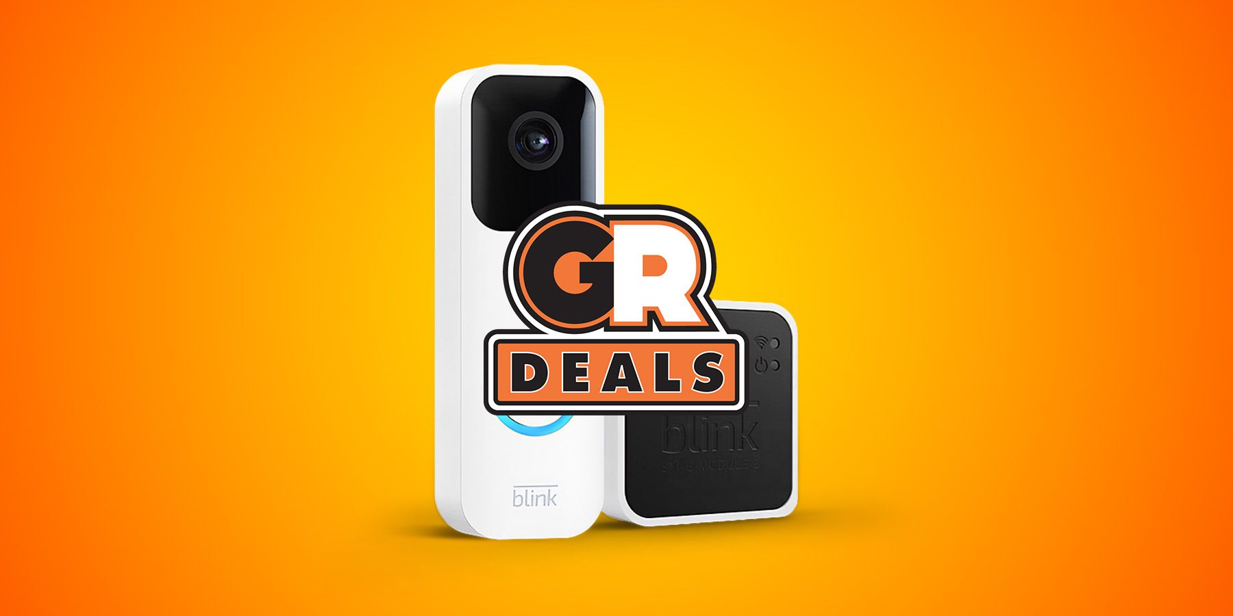 Get the Blink Video Doorbell + 1 Outdoor Camera Bundle for the