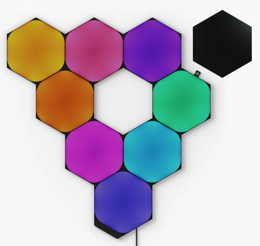 Nanoleaf Shapes Limited Edition Ultra Black Hexagons 