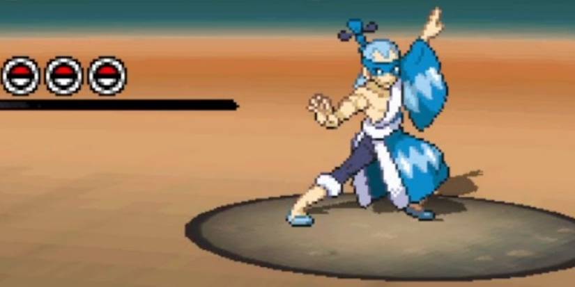 Brycen preparing to battle the player character