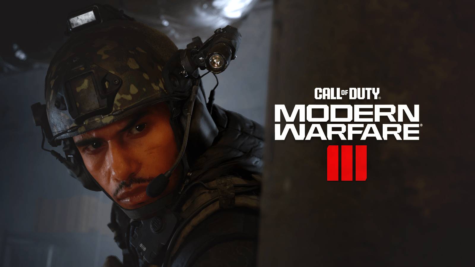 Call of Duty Modern Warfare 3 2023 reveal promo screenshot with logo