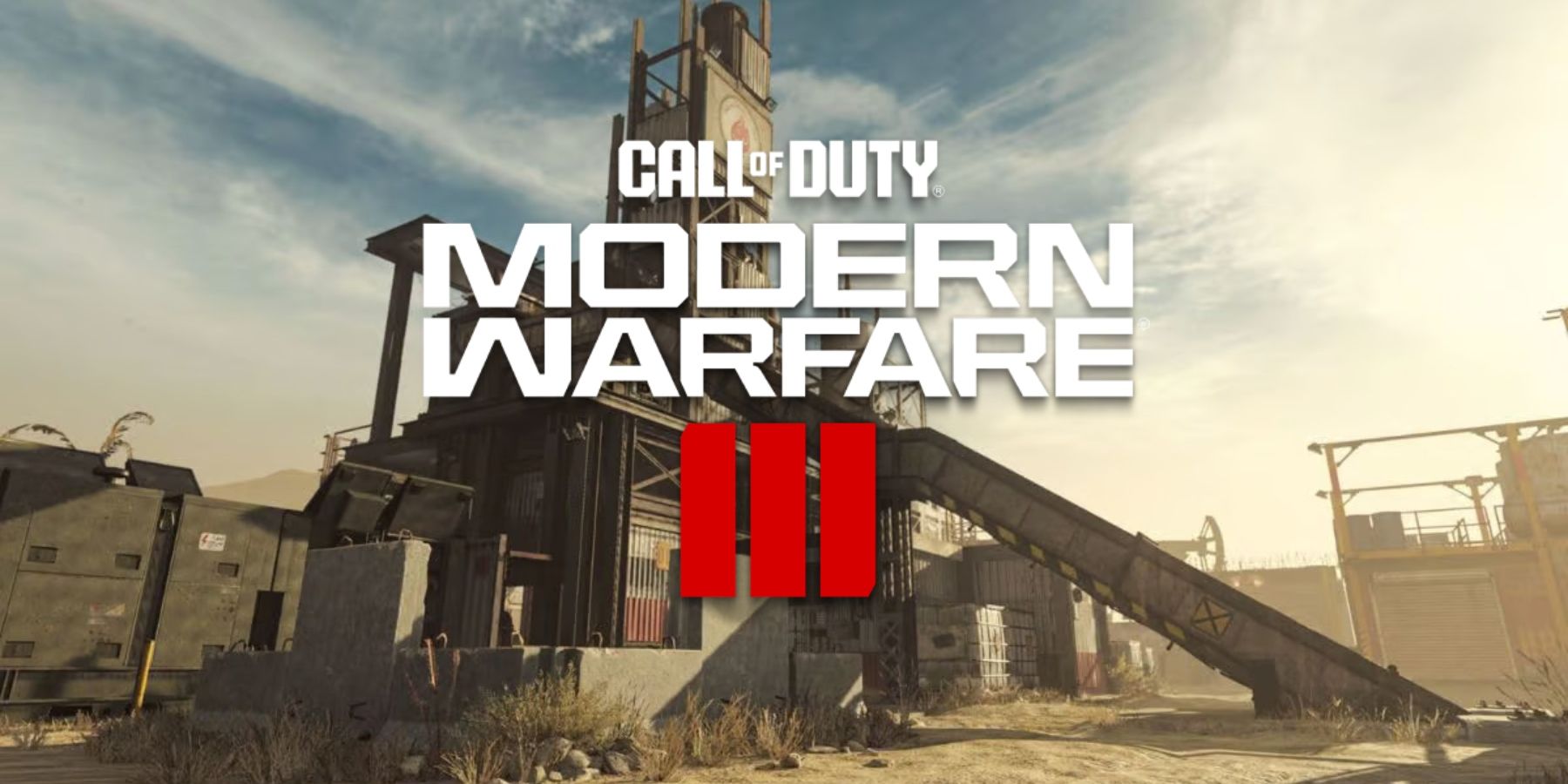 Call of Duty Modern Warfare 3 Rust map with MW3 logo