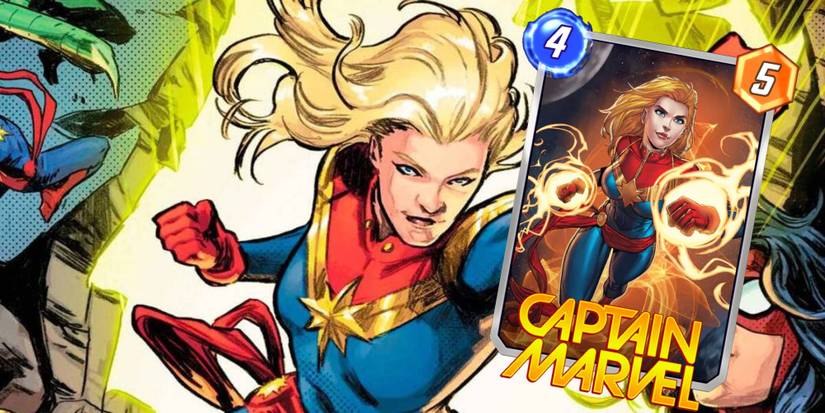 captain marvel's card