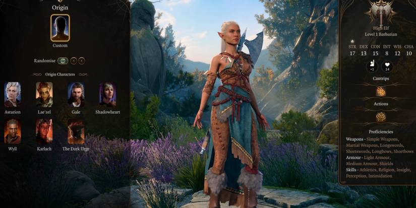 character creation origins bg3