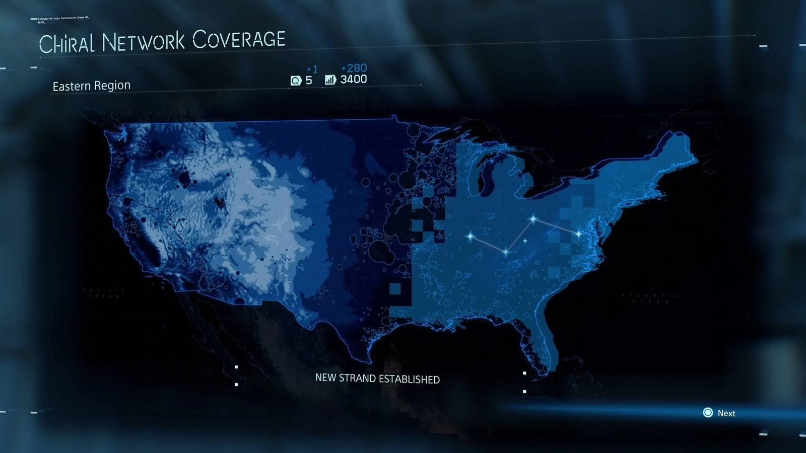 Chiral Network Death Stranding