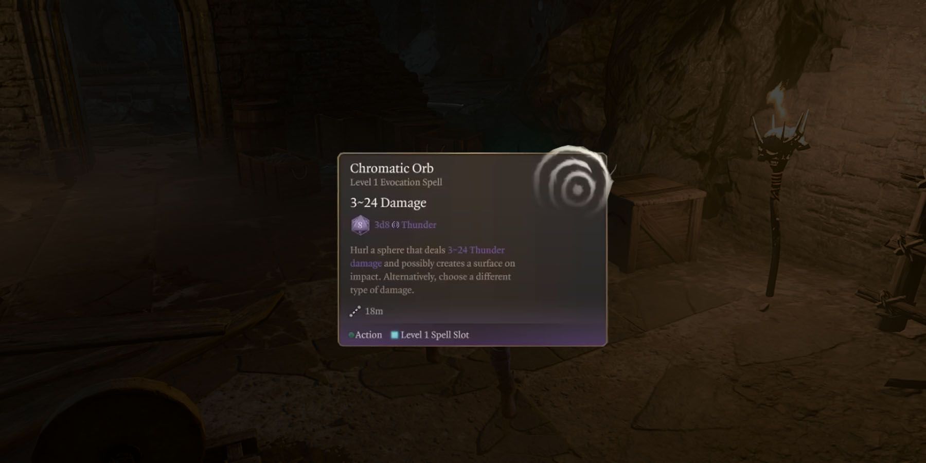 Chromatic Orb in Baldur's Gate 3