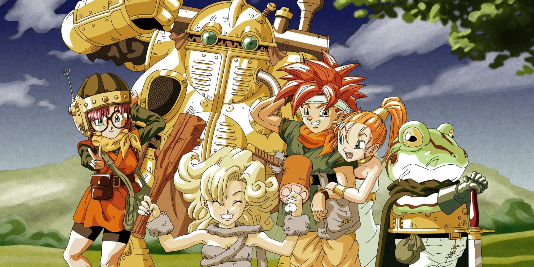 Chrono Trigger portrait of playable characters