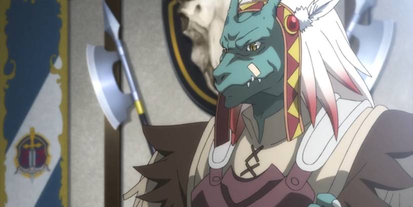 Lizard Priest Meeting With The Sword Maiden In Goblin Slayer 