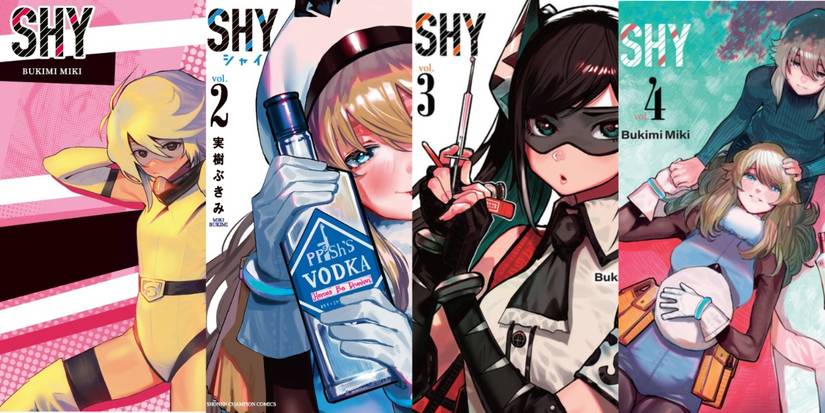 Shy Manga covers