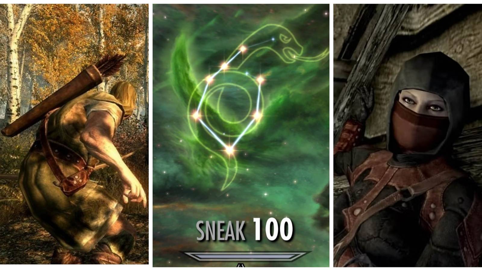 skyrim character sneaking, sneak 100, astrid dark brotherhood assassin
