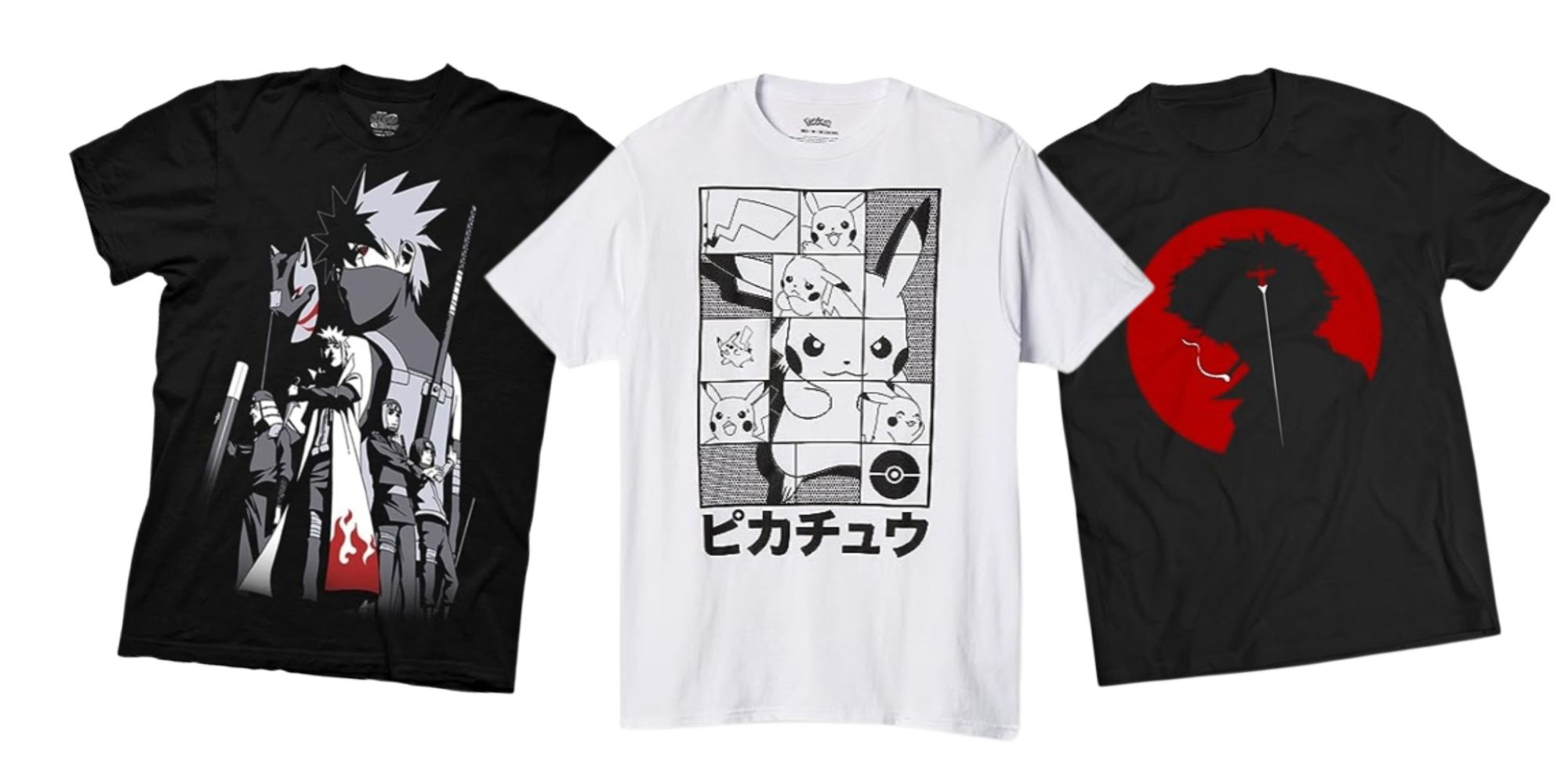 Luffy, Ichigo and Naruto Anime Tshirt – 2am drop-demhanvico.com.vn