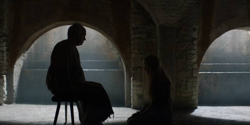 Cersei Lannister confesses to the High Sparrow in Game of Thrones.