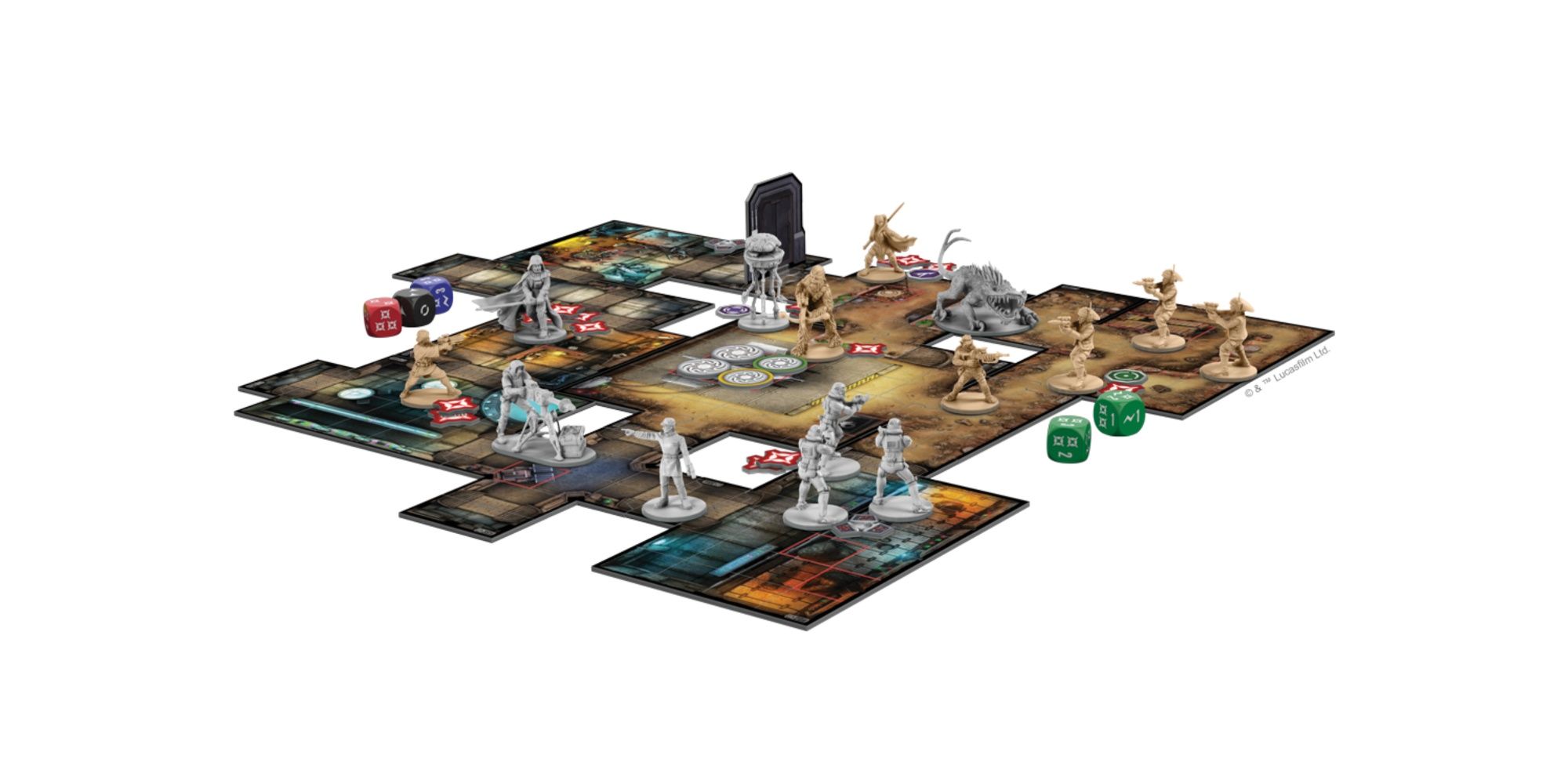 Star Wars: Imperial Assault game board scenario