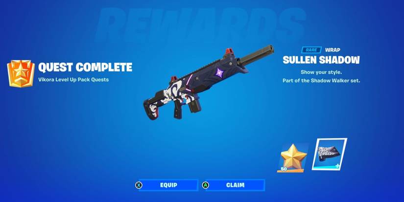 week 2 vikora reward sullen shadow weapon wrap