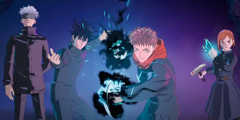 jujutsu kaisen characters lined up fortnite