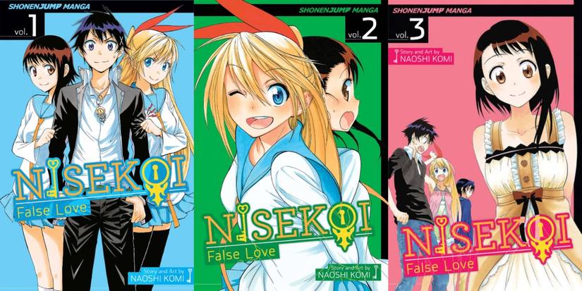 Nisekoi: False Love covers 1-3