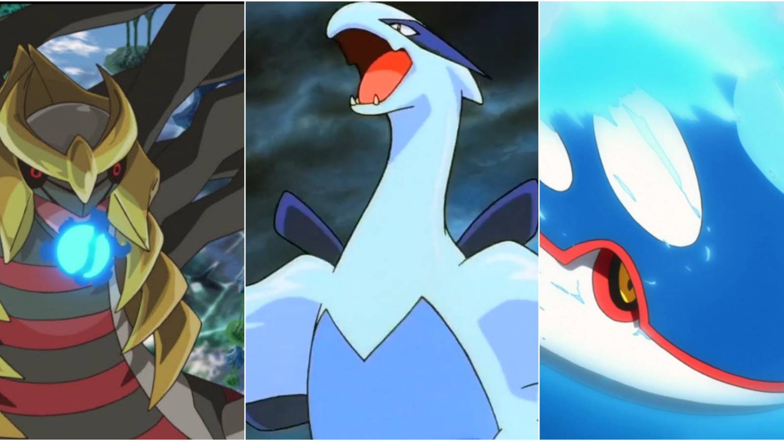 Giratina Lugia And Kyogre