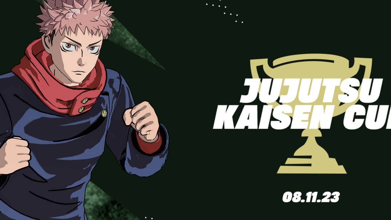 yugi itadori promo image for jujutsu kaisen cup
