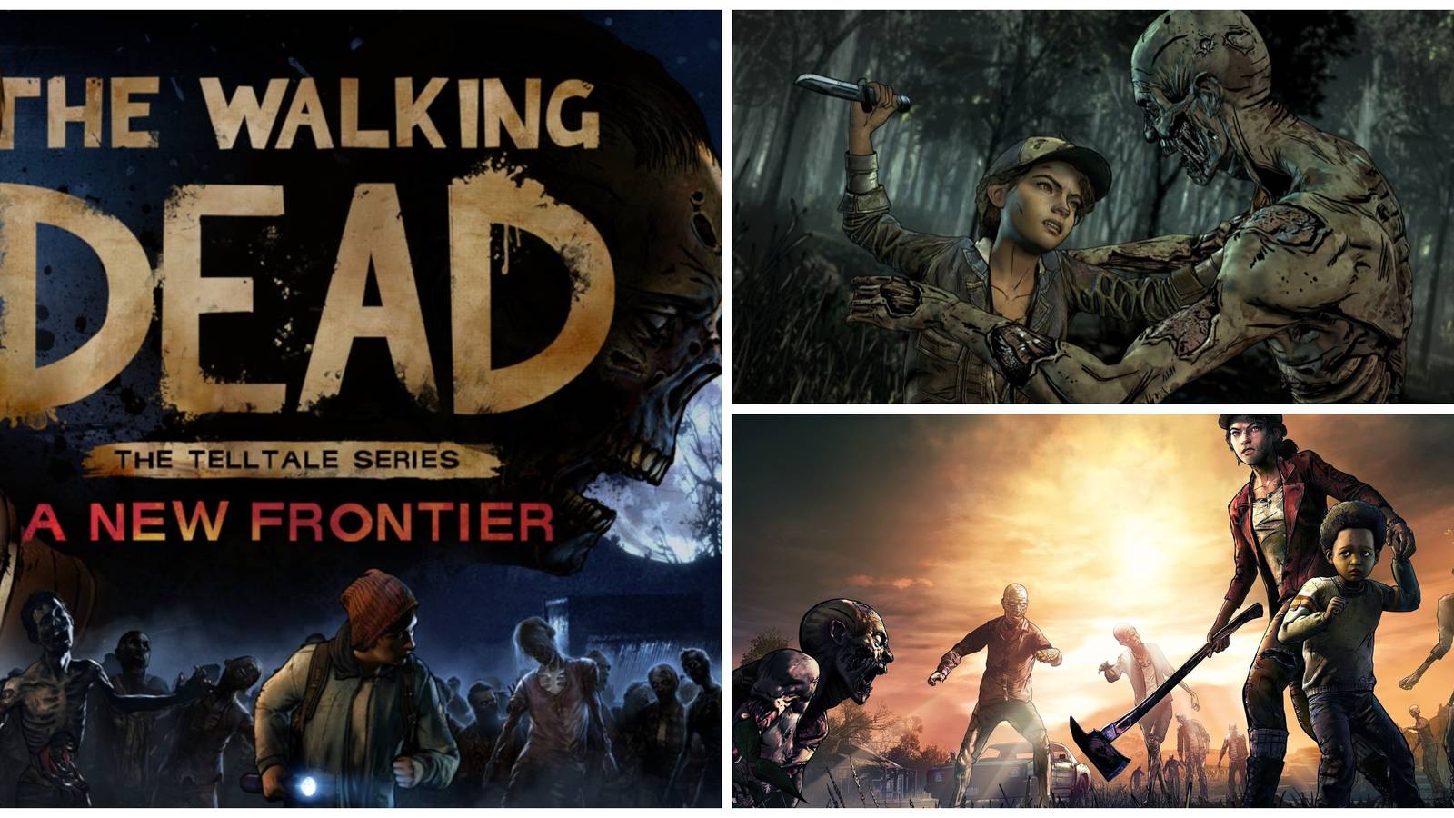 clementine vs walkers in the walking dead game