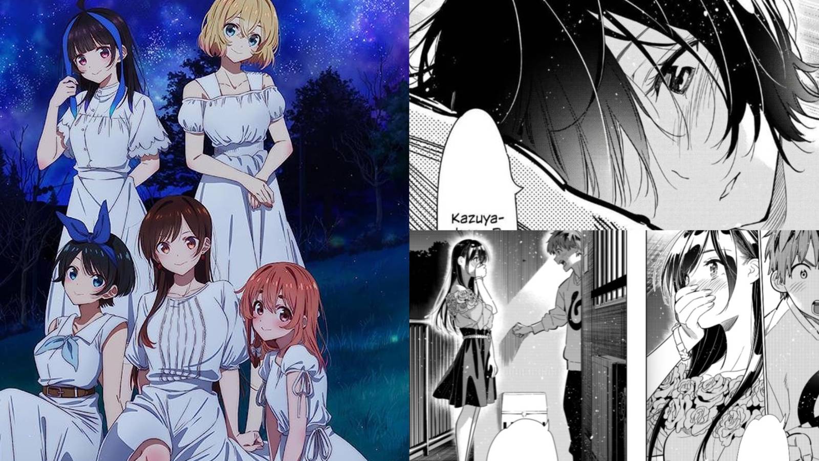 Rent-a-Girlfriend:Manga And The Anime Panels