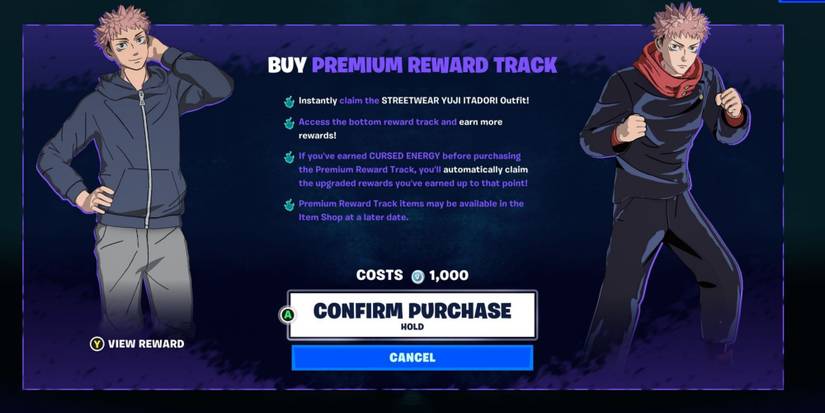 purchasing the premium reward track
