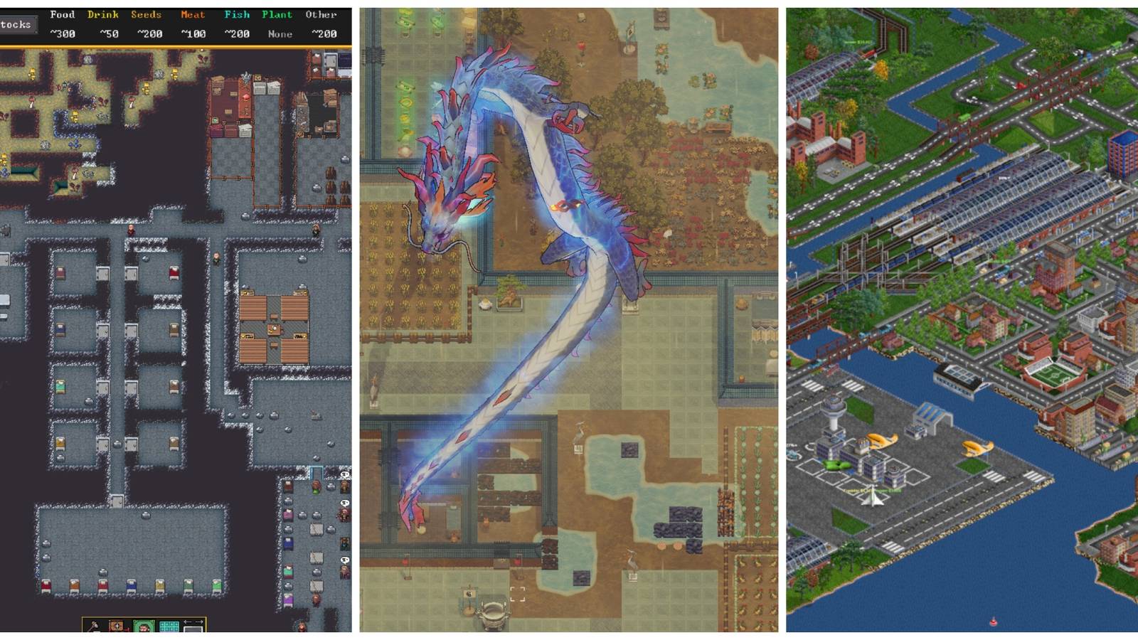 Complex Management Games Featured Image - various screenshots