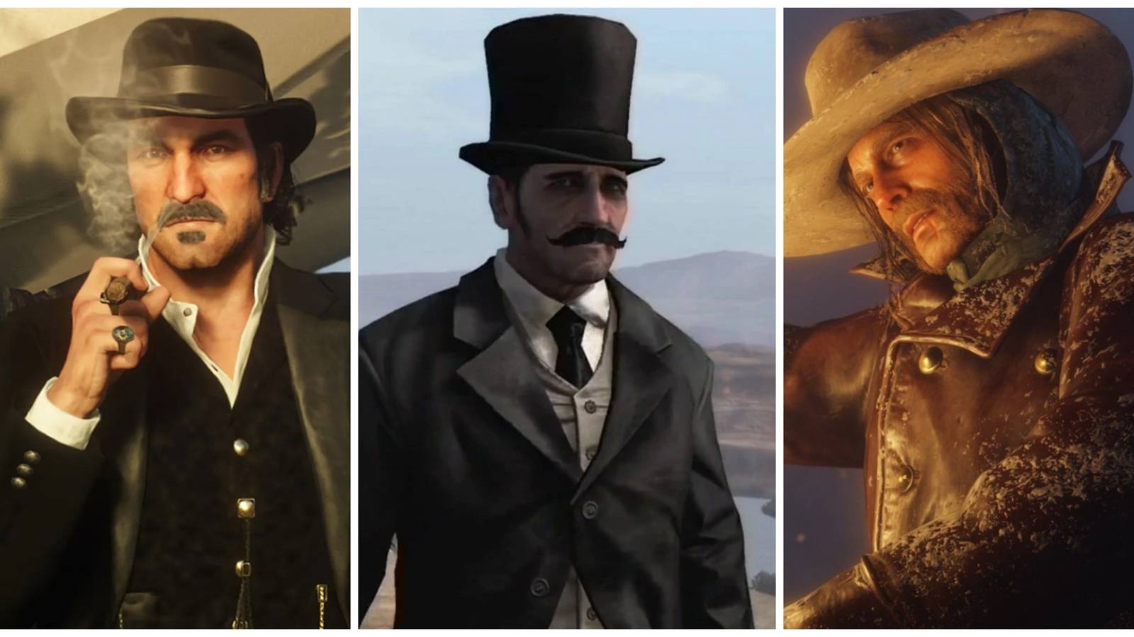 dutch van der linde, strange man, micah bell red dead redemption