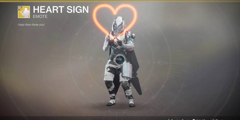 heart sign emote