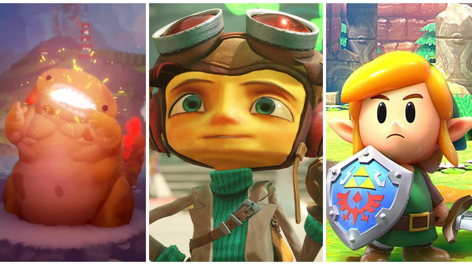 dreams kaiju, psychonauts protagonist, link from link's awakening