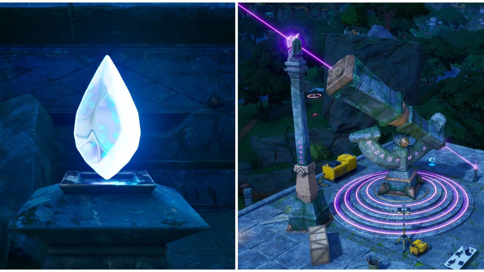 kinetic ore prism and apparatus stellar projector