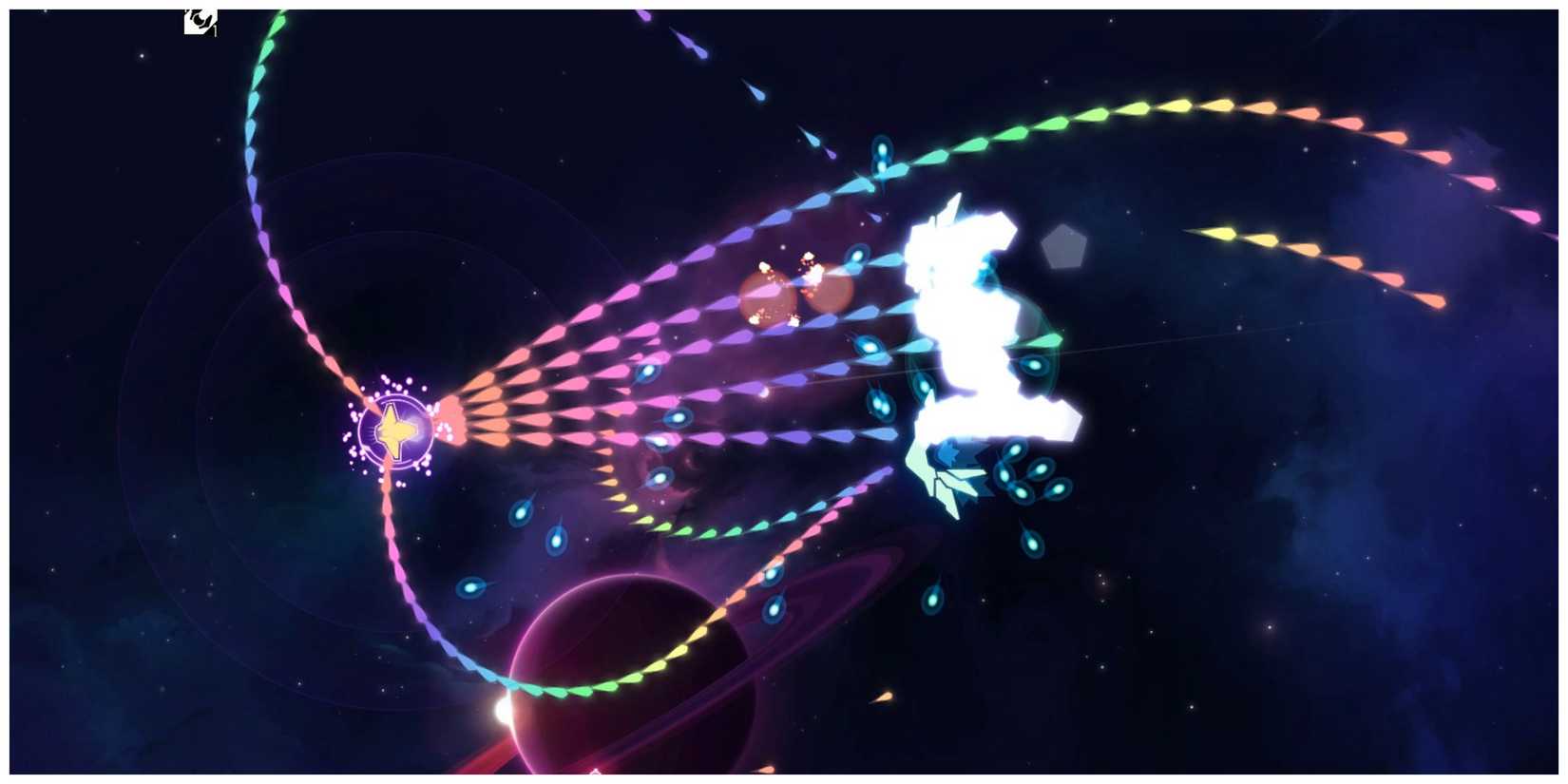 A gameplay screenshot from Nova Drift