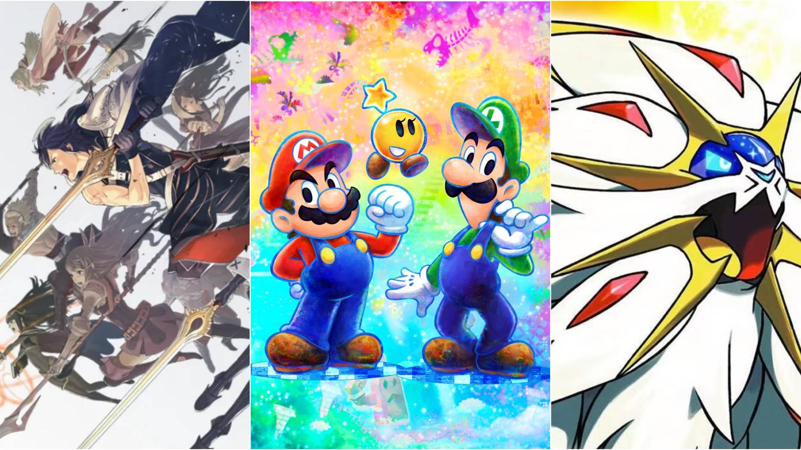 Fire Emblem Awakening, Mario & Luigi Dream Team, And Pokemon Sun