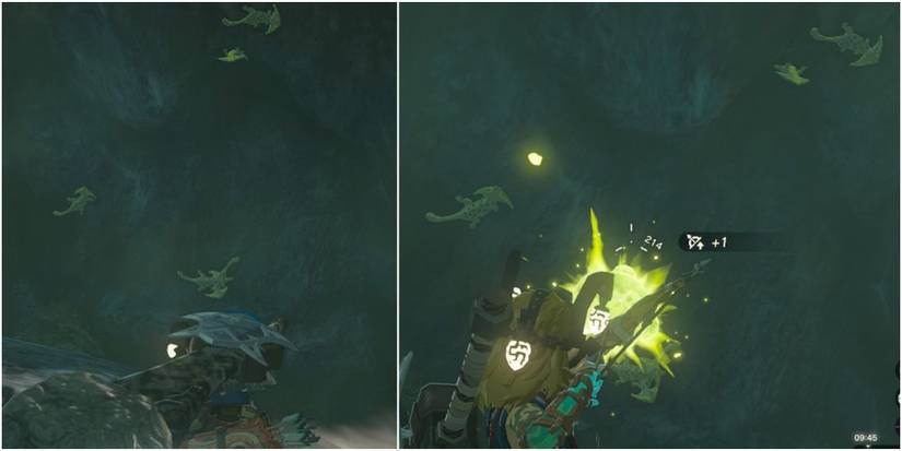 electric chuchu jelly fused arrow in cave 