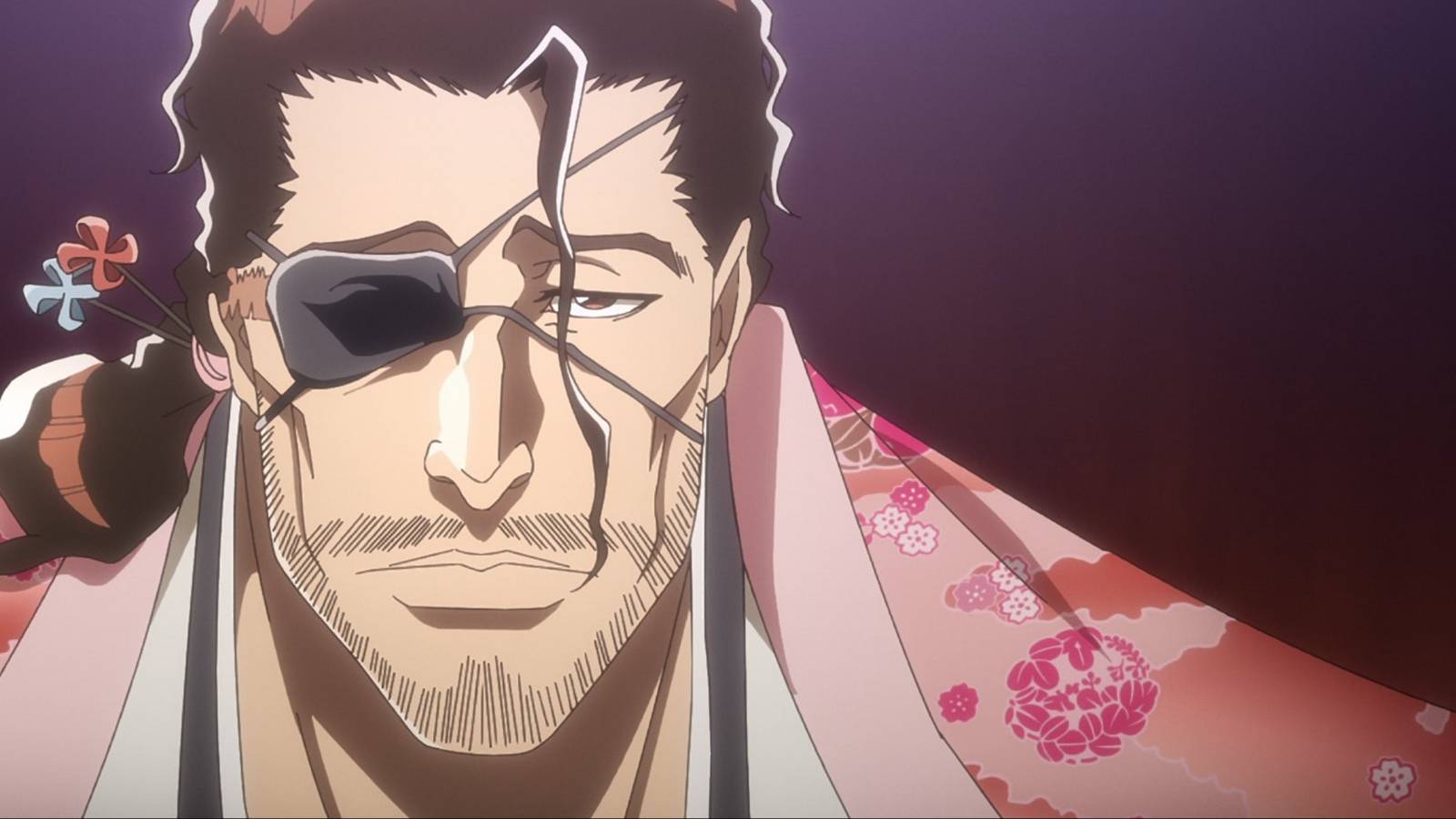 Captain Commander Shunsui Kyoraku Addressing Central 46 In Bleach The Thousand-Year Blood War