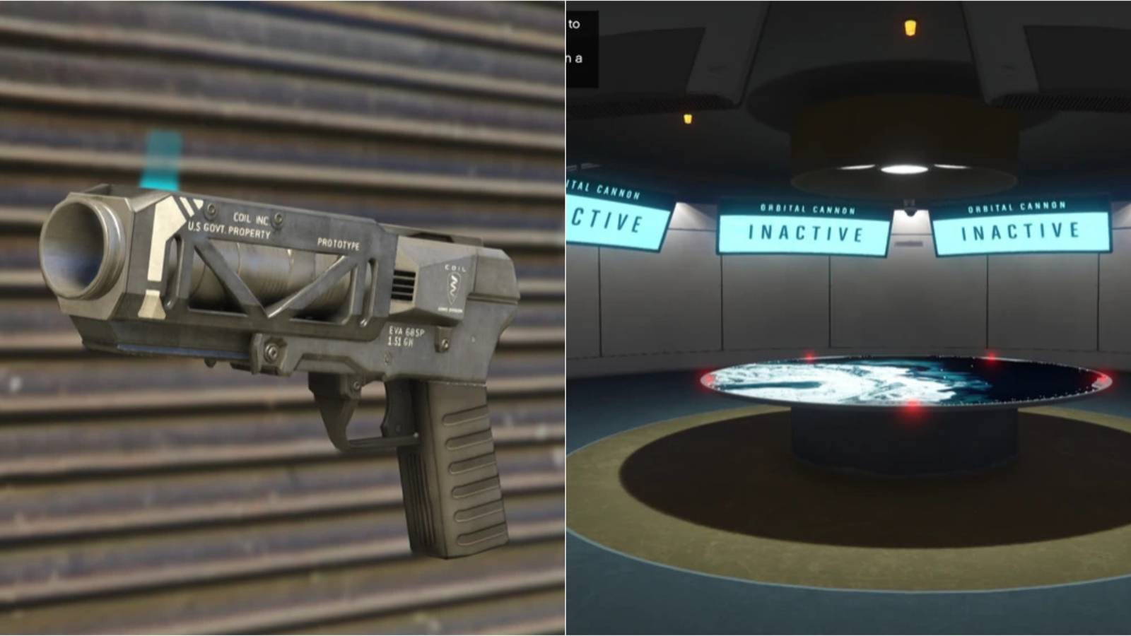 orbital cannon, compact grenade launcher in gta online