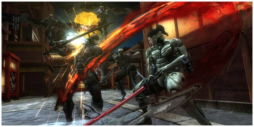 METAL GEAR RISING: REVENGEANCE Swinging sword