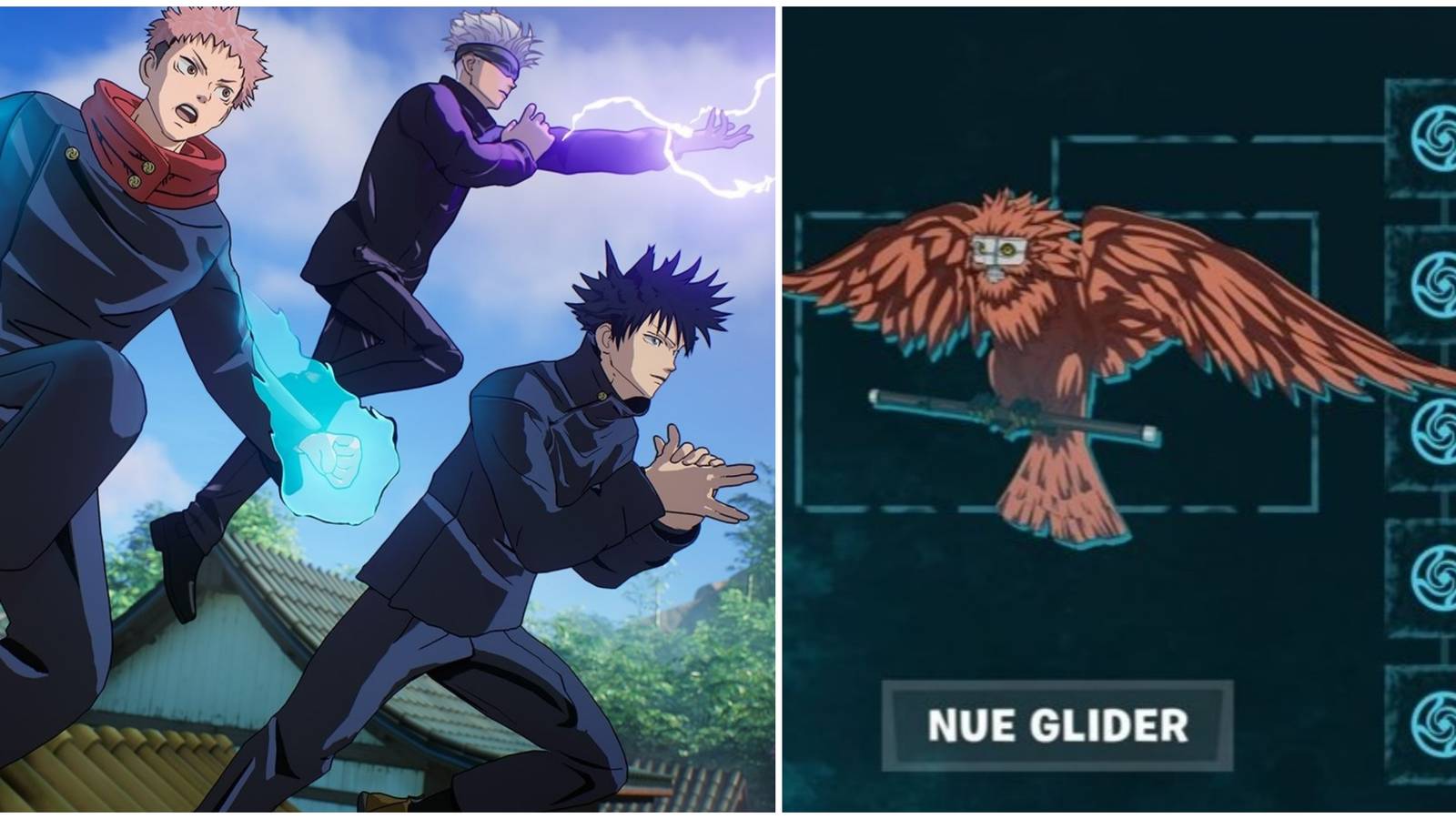 free nue glider jujutsu kaisen event