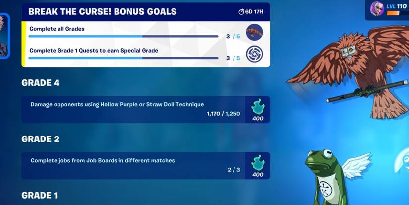 nue glider as a bonus goal reward