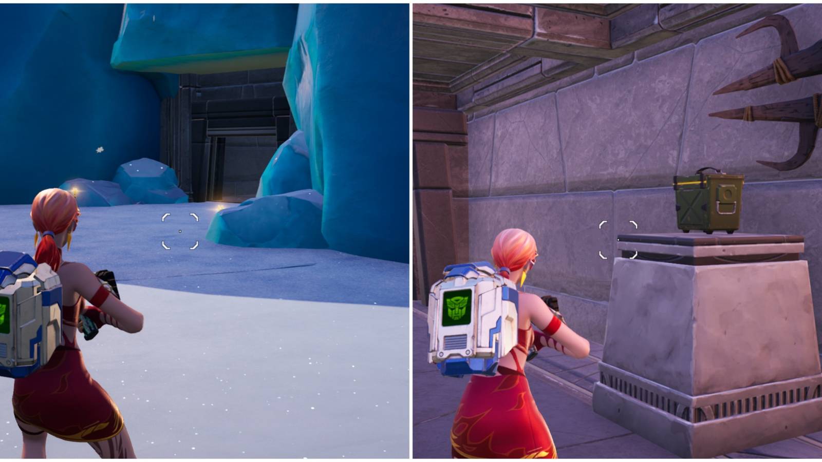 finding and completing maze ice fortnite map