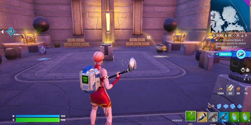 reaching center of the maze fortnite