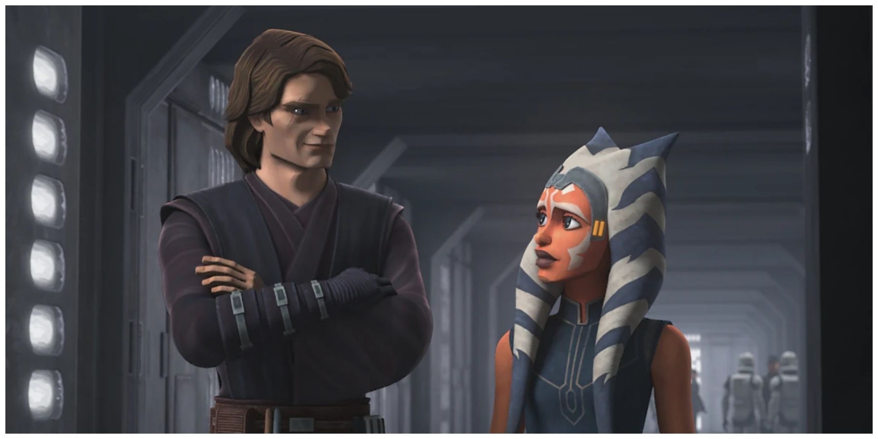 Anakin Skywalker and Ahsoka Tano