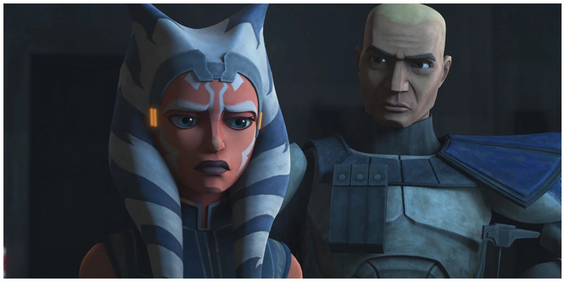 Ahsoka Tano. Captain Rex.