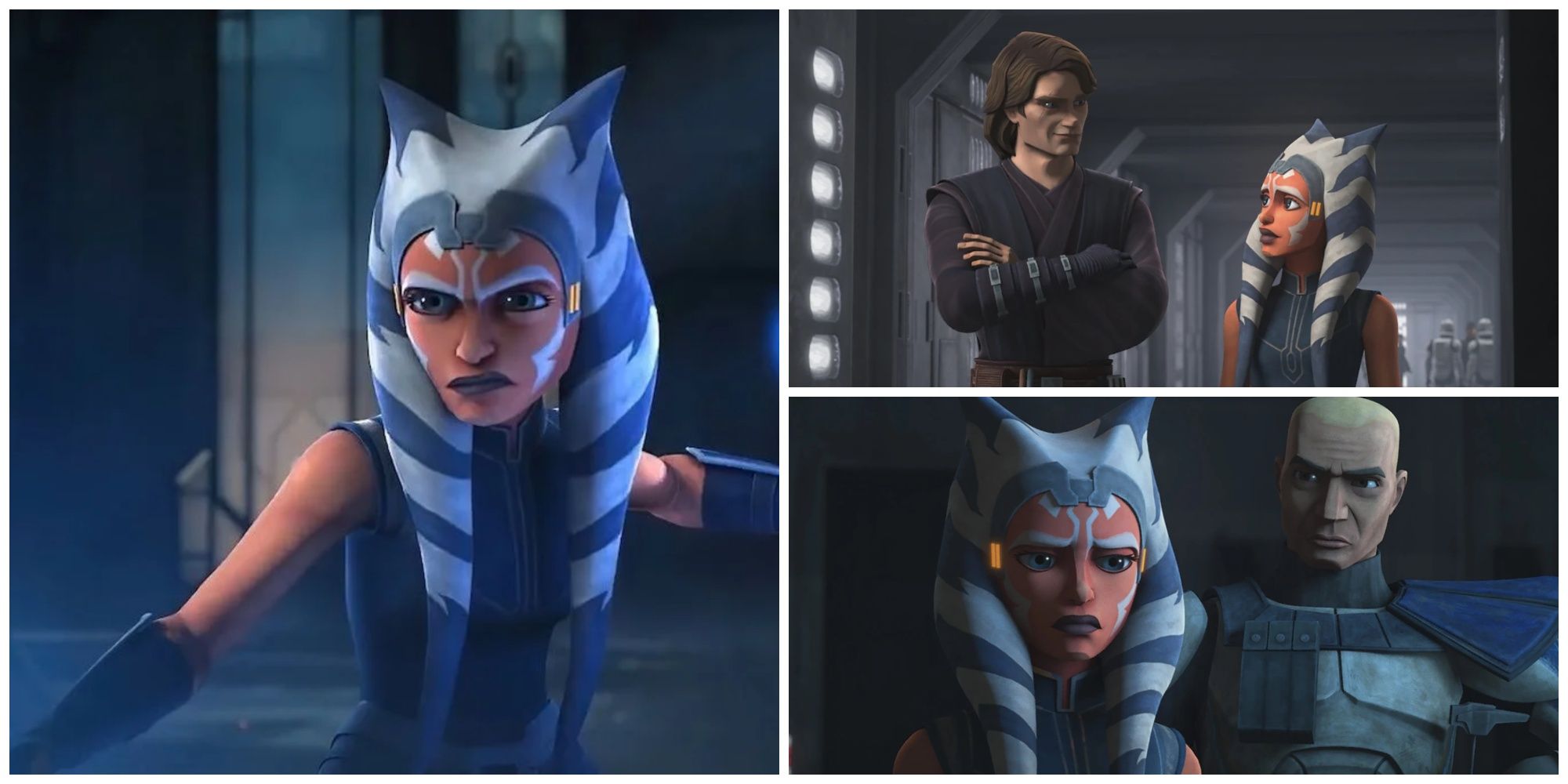 Ahsoka Tano. Anakin Skywalker. Captain Rex.