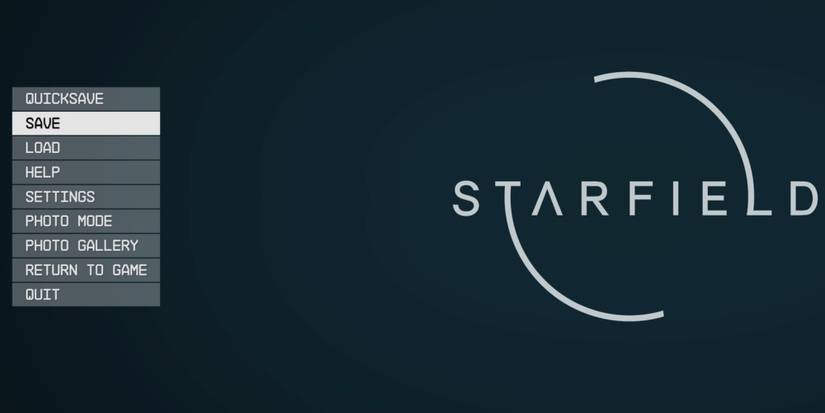 accessing starfield system menu to use photo mode