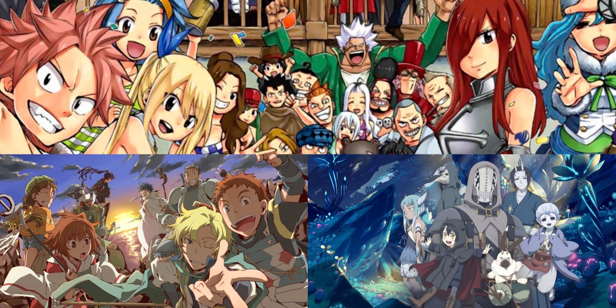 Log Horizon, Fairy Tail and Somali and the forest spirit