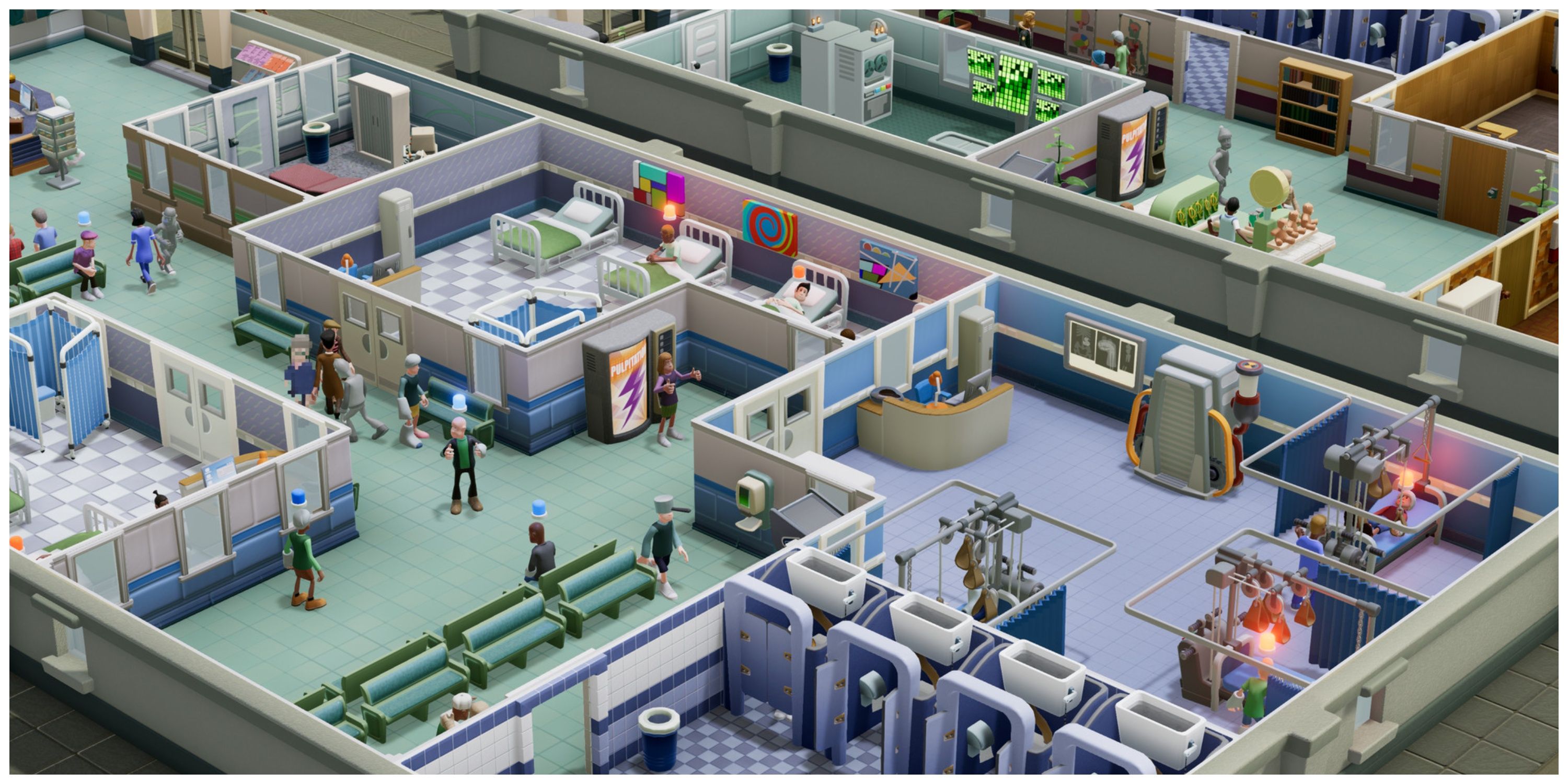 Two Point Hospital gameplay