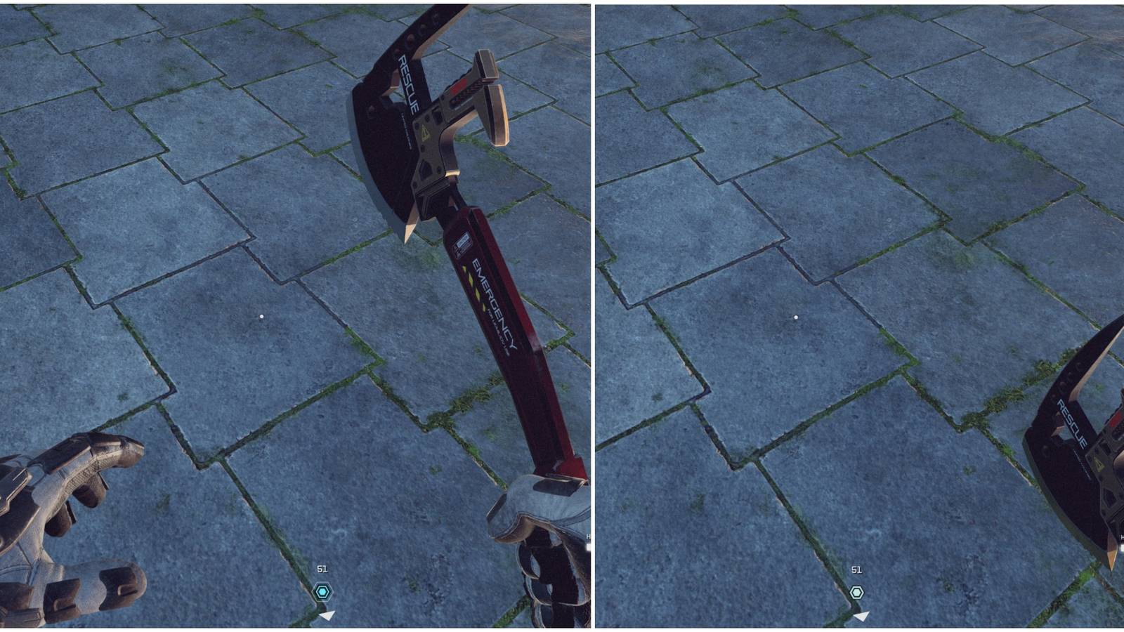 unequipping weapon in-game