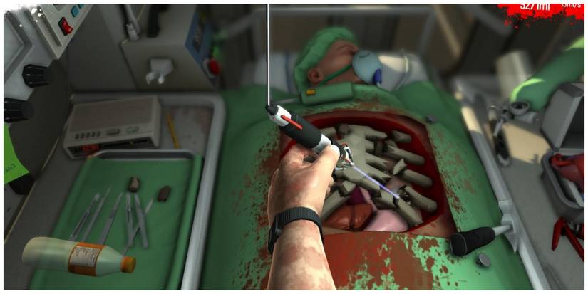 Surgeon Simulator surgery